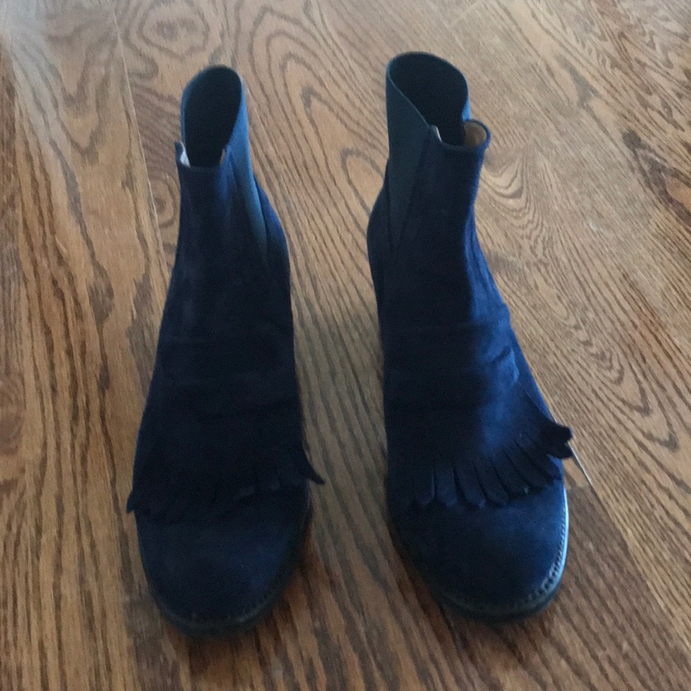 Suede booties